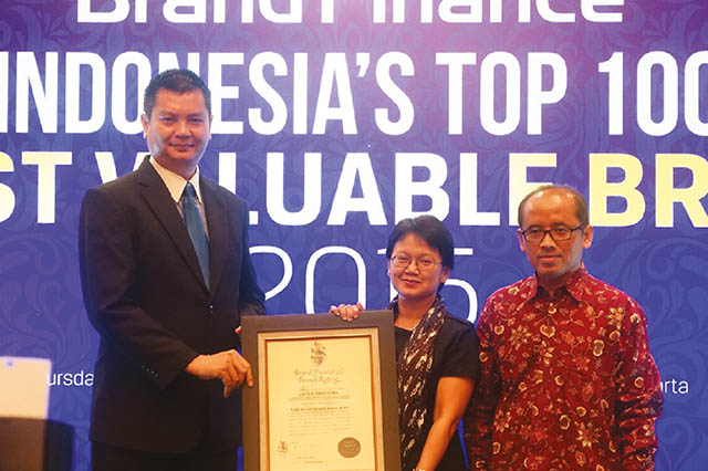 Indonesia’s Top 100 Most Valuable Brands 2015