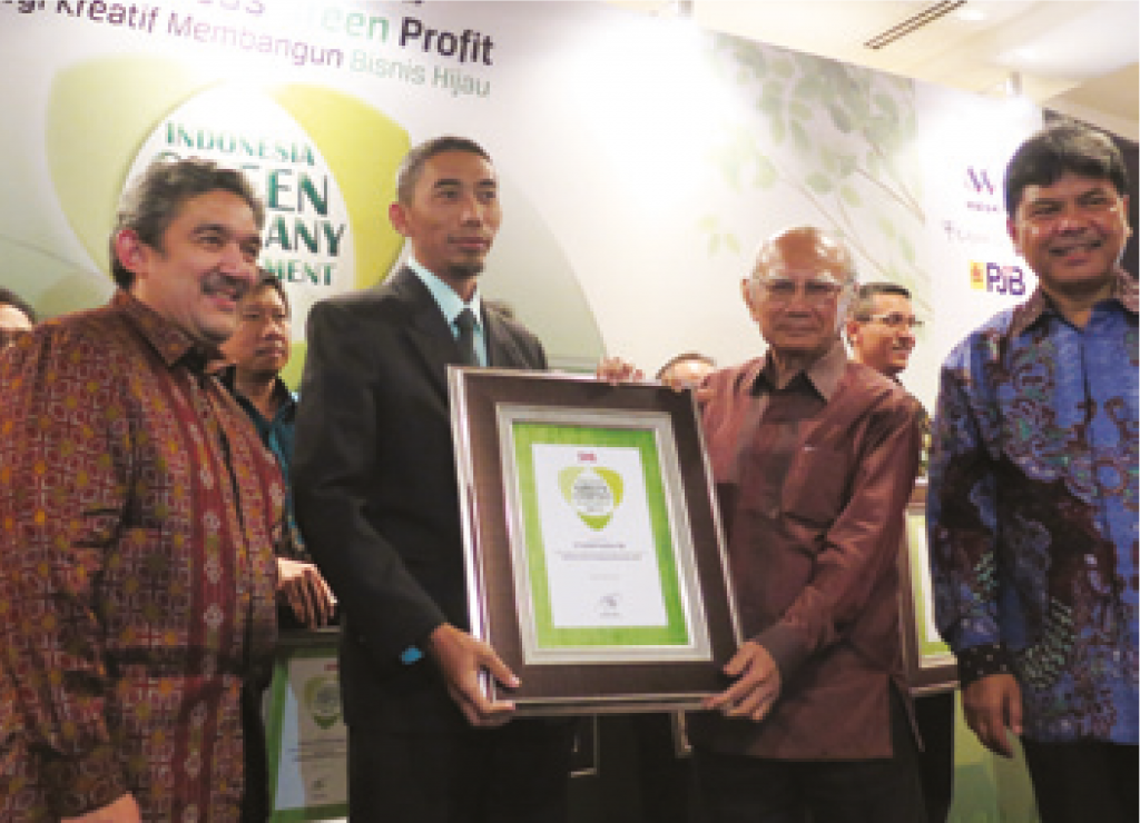 Indonesia Green Company Achivement 2015 dan Indeksi SRI Kehati Awards 2016