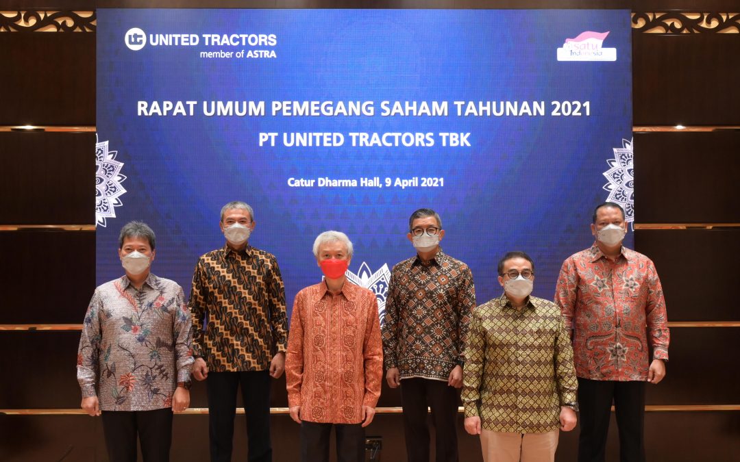 PT United Tractors Tbk Membagikan Dividen Tunai untuk Tahun Buku 2020 Sebesar Rp2,4 Triliun