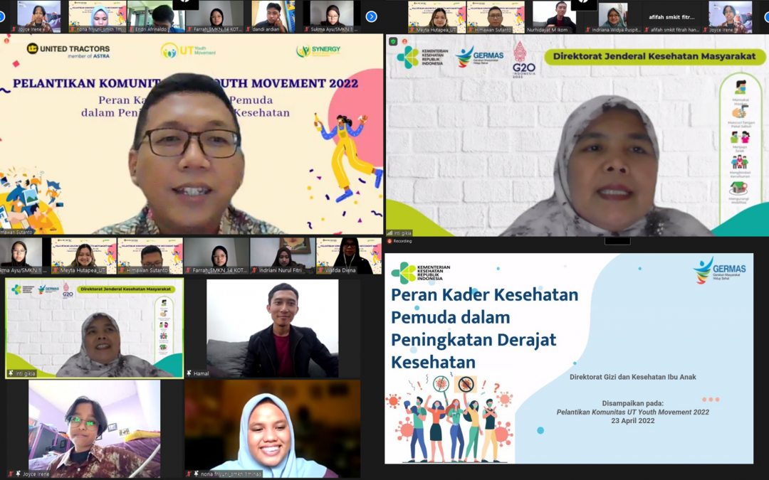 UT Dukung Komitmen Komunitas Remaja Sehat Sekolah Binaan Melalui Pengukuhan Organisasi Duta Kesehatan UT Youth Movement 2022