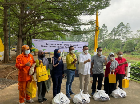 Taman United Tractors di Banjir Kanal Timur Semakin Indah nan Asri