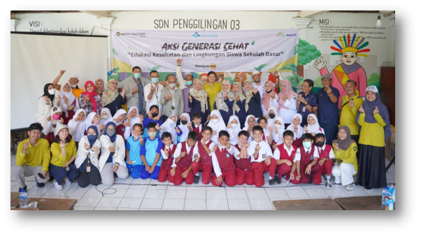 Supporting the Implementation of “Sekolah Sehat” in Elementary Schools, UT-Polyclinics, UT-Mitra Bakti, and UT Collaborate in Organizing the “Aksi Generasi Sehat” Program