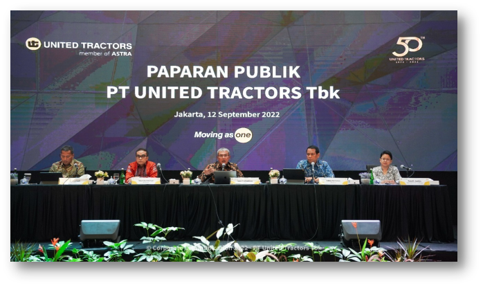 Paparan Publik 2022 – PT United Tractors Tbk