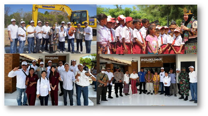 UT and PAMA Collaborated with the Ministry of Social Affairs in Post-Disaster Recovery at Wini, East Nusa Tenggara