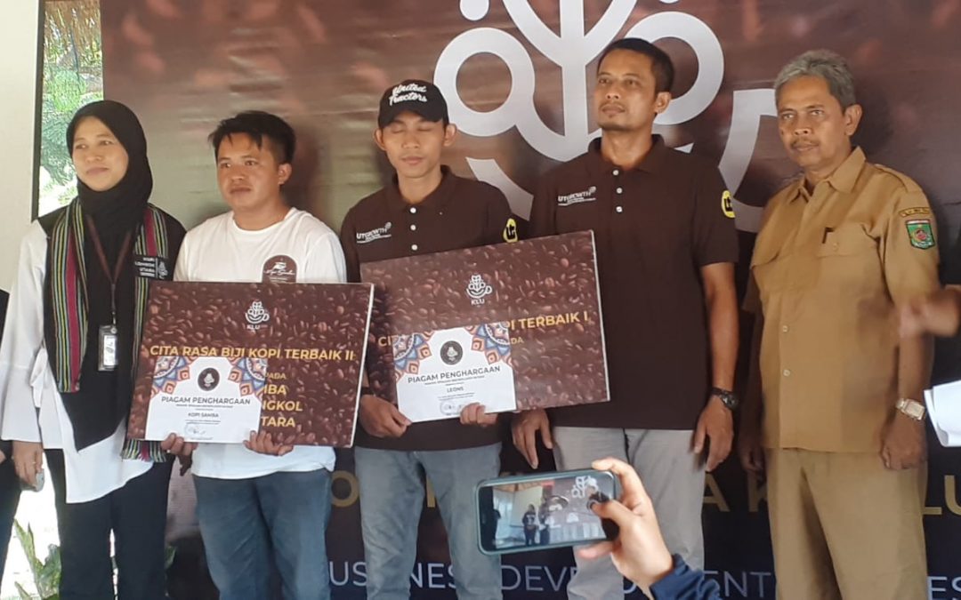 Kopi Leong, UT’s Fostered MSME, Won 1st Place for Best Coffee in North Lombok at the 2022 Business Development Services (BDS)