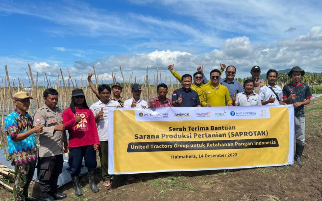 Preventing Food Crisis, United Tractors Supports Local Farmers to Develop Organic Farming Pilot Land in Halmahera