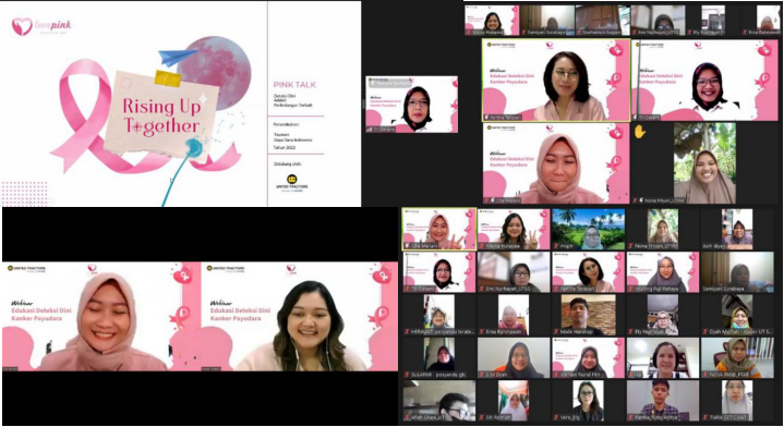 Cegah Kanker Payudara, United Tractors Bersama dengan Love Pink Menyelenggarakan Webinar dan USG Kanker Payudara Gratis