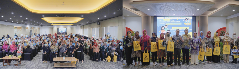 A health talk show conducted by posyandu cadres in the Cakung District area occurred at the UT Corporate University.