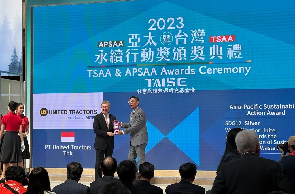 Komitmen Jalankan Praktik SDGs, United Tractors Berhasil Meraih Penghargaan Asian Pacific Sustainability Award 2023 di Taiwan