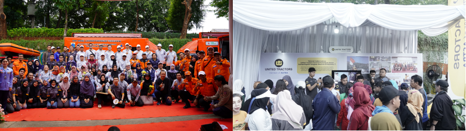 UT's collaboration with BPBD DKI Jakarta to increase disaster preparedness knowledge at the Jakarta Tangguh Exhibition.