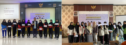 Program aksi sekolah sehat yang dilakukan di SMK PGRI 2 Ponorogo dan SMK Bina Bangsa Dampit 3 Provinsi Jawa Timur.