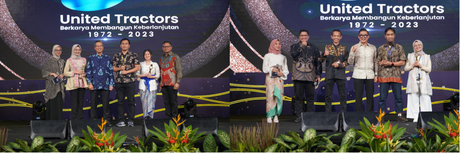 Penyerahan penghargaan Anugerah Adibrata untuk kompetisi inovasi.