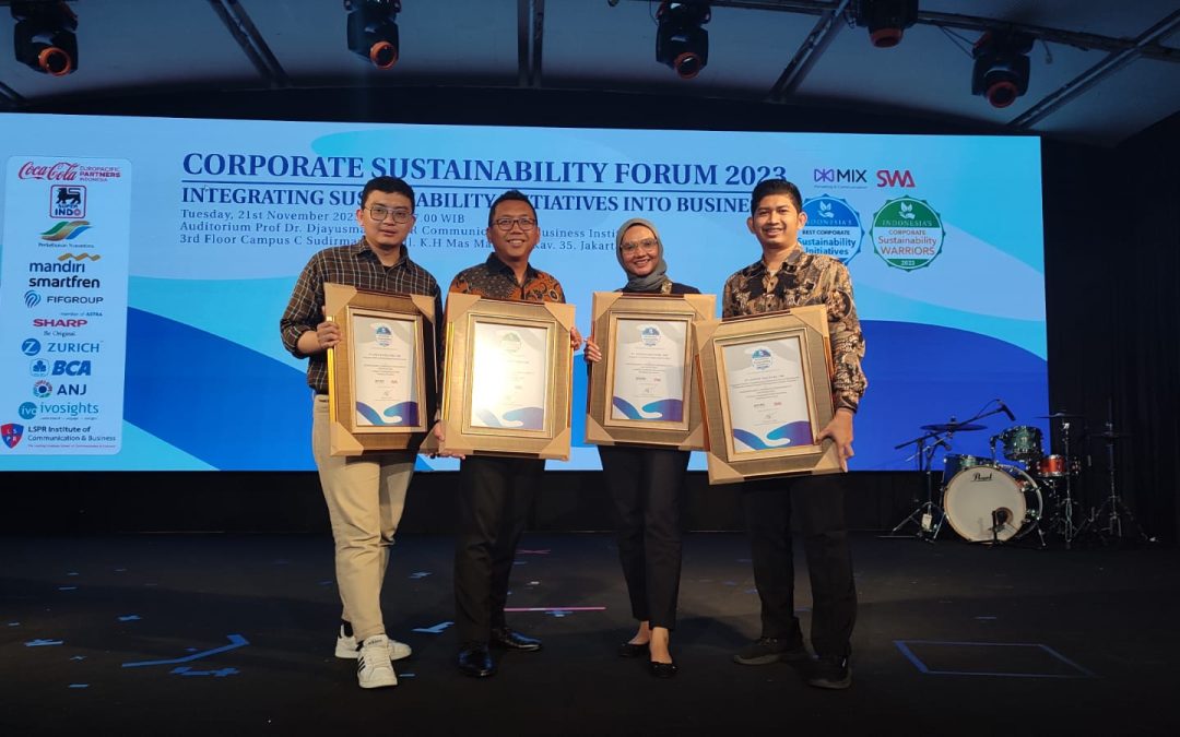 Konsisten Terapkan Program Keberlanjutan, United Tractors Raih Indonesia Best Corporate Sustainability Award 2023