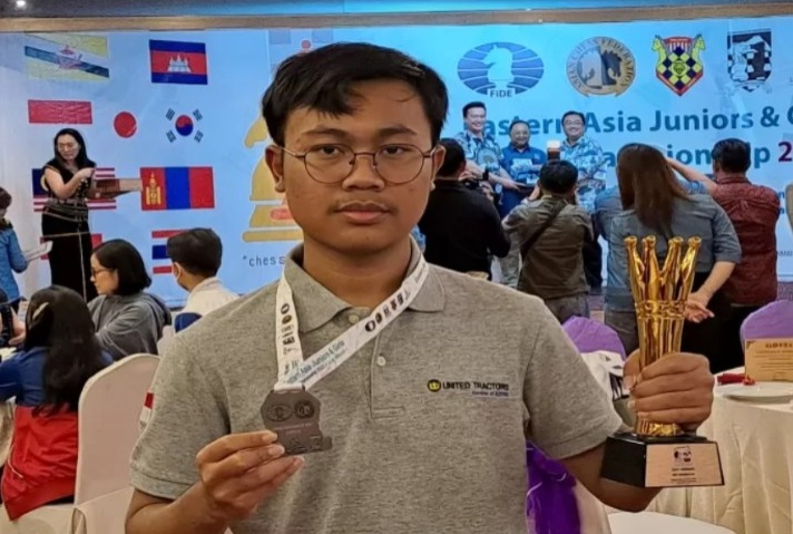 Atlet Muda Binaan United Tractors IM Aditya Bagus Arfan Kembali Raih Juara Pada Ajang Catur Junior Asia Timur 2023