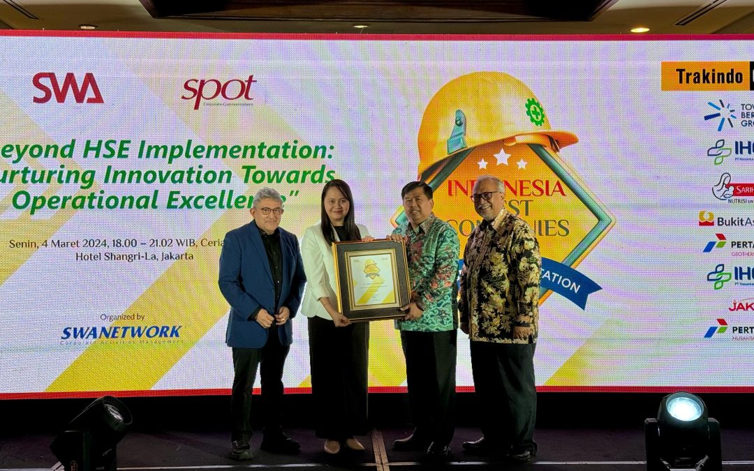 Prioritizing Workplace Safety, United Tractors Achieves the Indonesia Best Companies in HSE Implementation Award 2024 from SWA Media