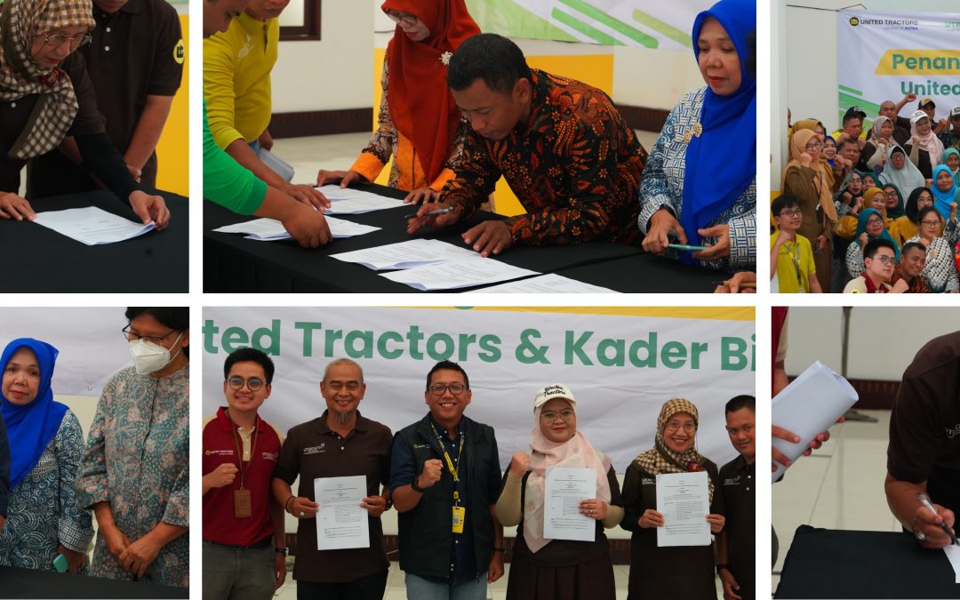 Wujudkan Pembangunan Berkeberlanjutan, United Tractors dan Komunitas serta Kader Binaan Tandatangani Kerja Sama