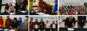 Penandatanganan Memorandum of Understanding (MoU) dengan komunitas dan kader binaan UT pada (14/03/2024).