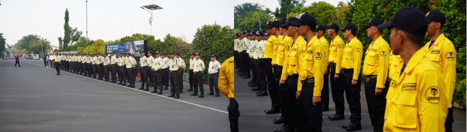 United Tractors berkolaborasi dengan TNI, POLRI, dan BNPB menyelenggarakan Apel Kesiapsiagaan Security 2024 yang berlokasi di UT Head Office, Jakarta.