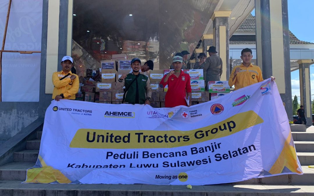 Tanggap Darurat Bencana, Grup UT Berikan Bantuan untuk Korban Banjir di Kabupaten Luwu, Sulawesi Selatan