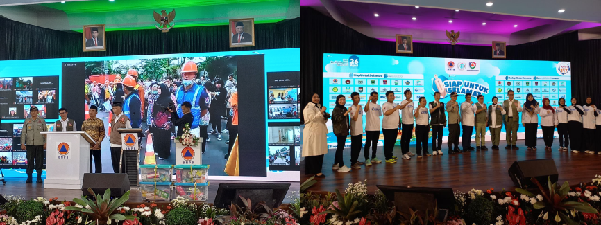 United Tractors turut berpartisipasi pada acara peringatan Hari Kesiapsiagaan Bencana Nasional yang berlokasi di Kota Padang, Sumatera Barat.