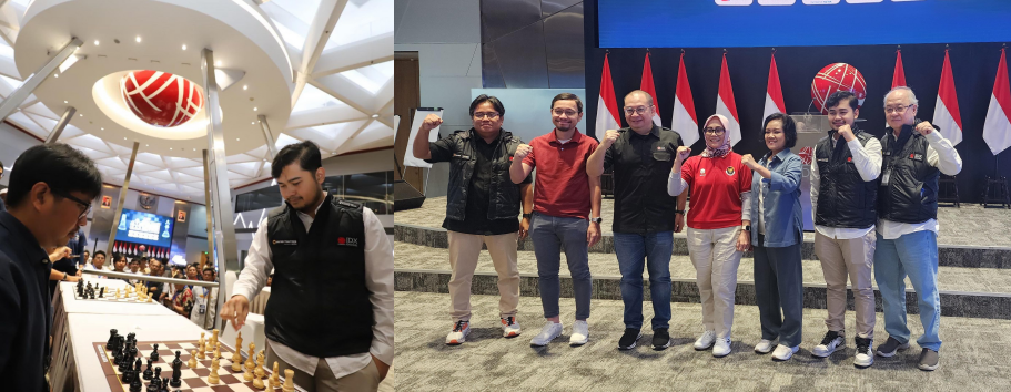 The implementation of the 2024 Capital Market Chess Competition held at the Indonesia Stock Exchange.