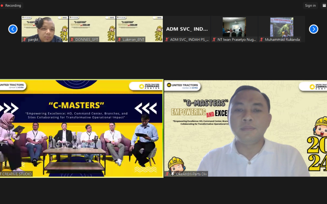 Tingkatkan Wawasan terkait Fungsi New Working Command Center, United Tractors Gelar Webinar C-Masters