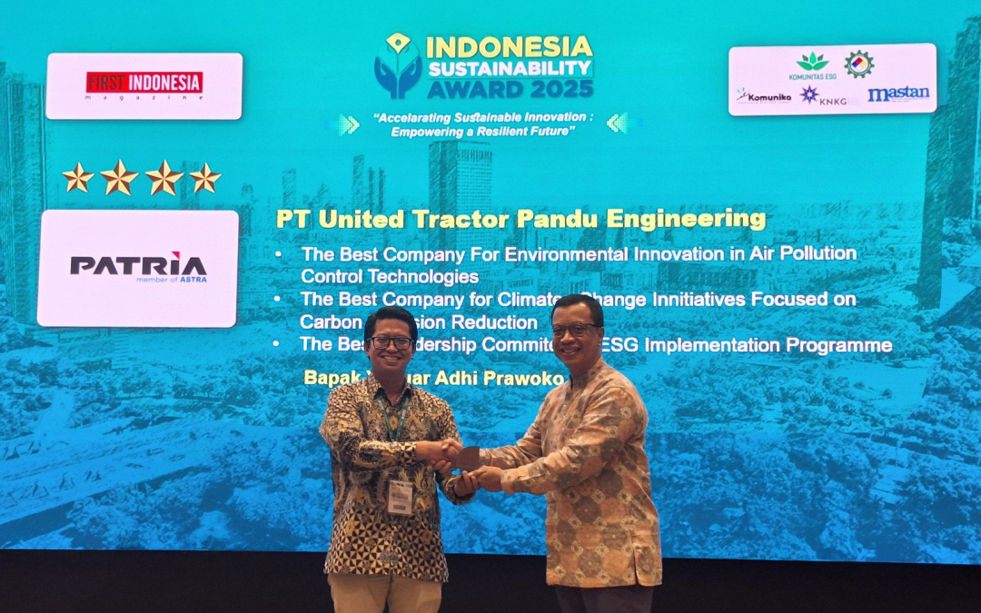 Driving Sustainable Innovation, United Tractors Pandu Engineering Wins the Indonesia Sustainability Award (ISA) 2025