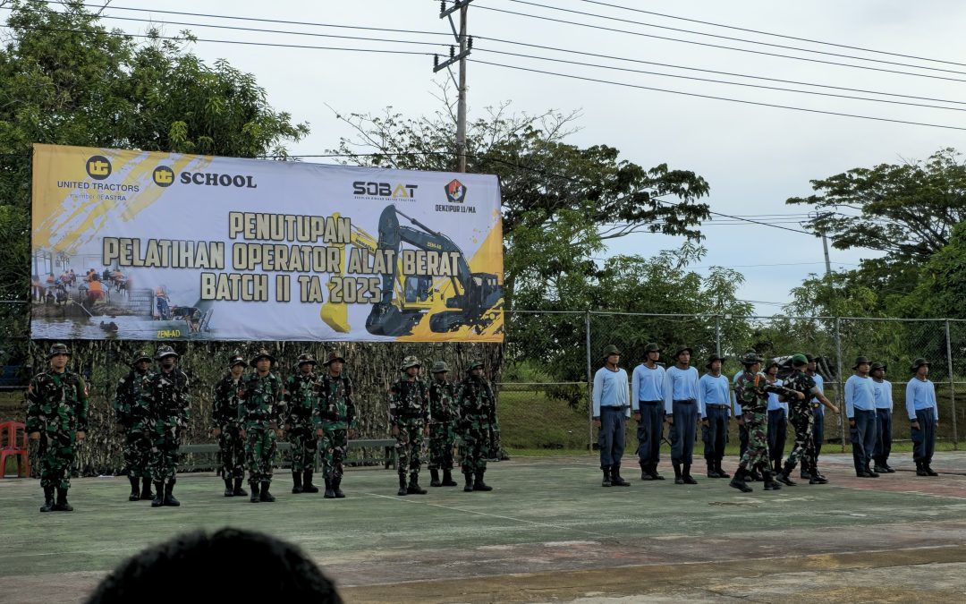UT School Conducts Second Batch of Heavy Equipment Operator Training in Merauke Regency, South Papua to Expand Its Impact