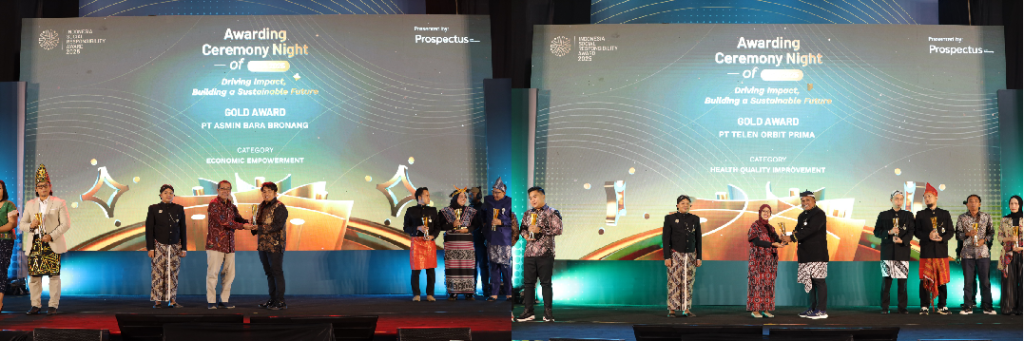 Penyerahan penghargaan ISRA yang diterima oleh PT Suprabari Mapanindo Mineral di Alana Yogyakarta Hotel & Convention Center.