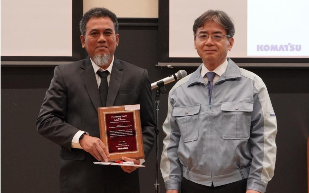 Jadikan K3 sebagai Budaya Kerja, Komatsu Remanufacturing Asia Raih Penghargaan Asia President’s Health and Safety Award FY2025