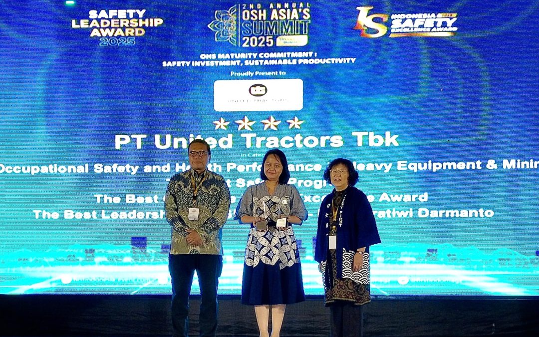 Konsisten Terapkan Budaya K3, United Tractors Dianugerahi  Penghargaan OSH Asia’s Summit 2025