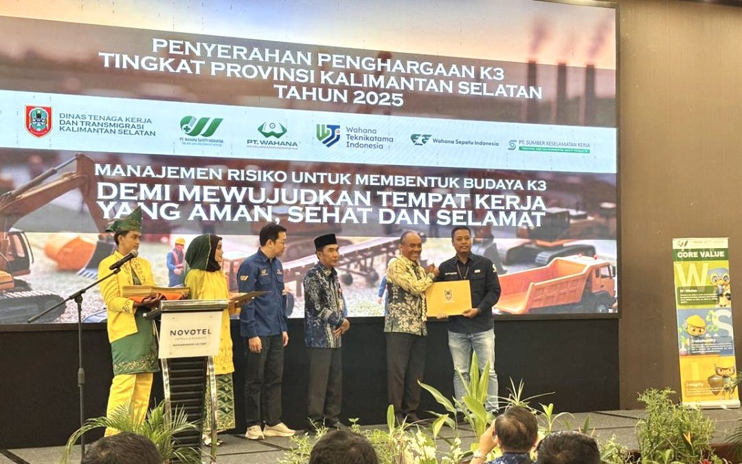 Komitmen atas Keselamatan Kerja, United Tractors Banjarmasin Raih K3 Zero Accident Award 2025
