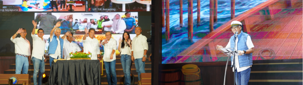 Puncak perayaan Hari Ulang Tahun (HUT) United Tractors ke-53 yang dirayakan di Ballroom UT Head Office, Jakarta.