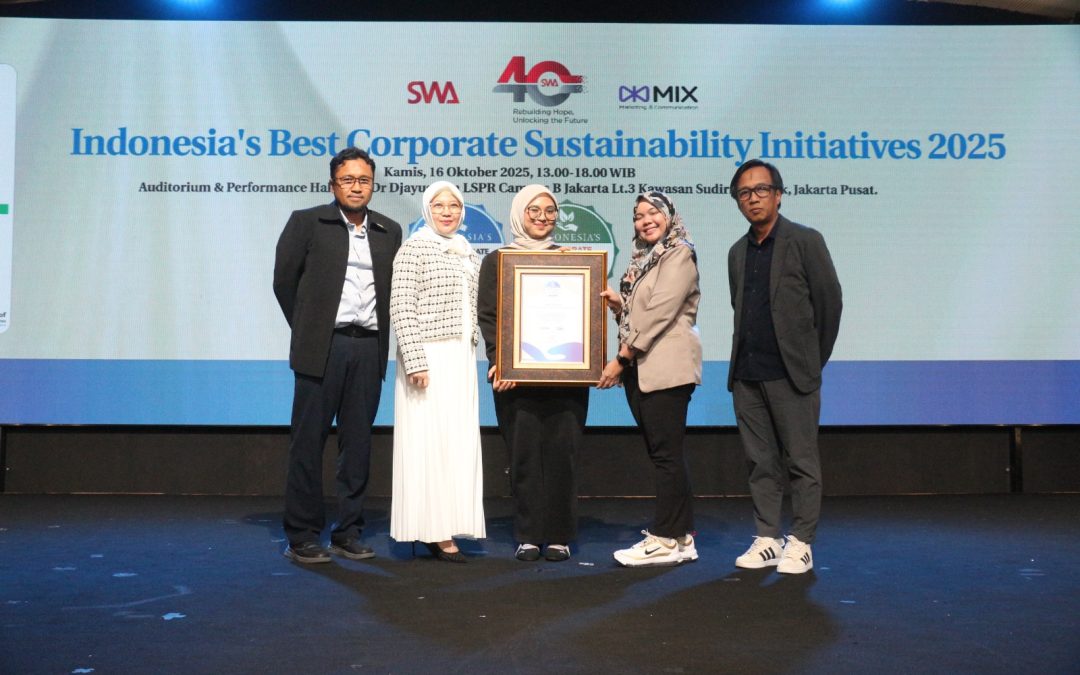 Bina Pertiwi Raih Penghargaan Indonesia Corporate Sustainability Initiative (ICSI) 2025