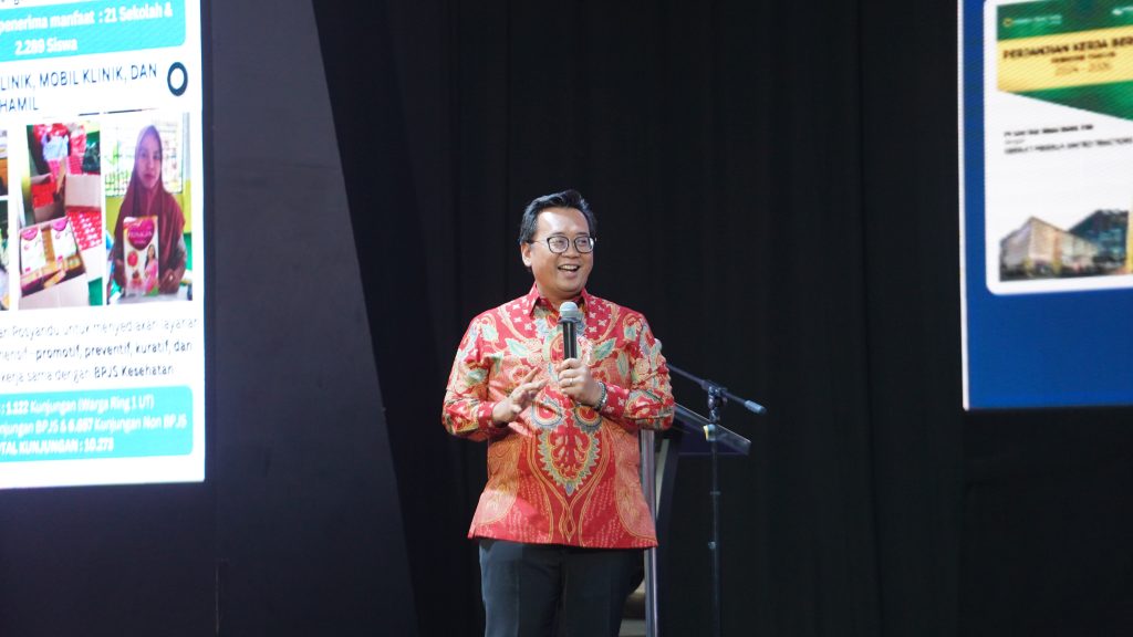 Pemaparan materi oleh Direktur UT, Ari Sutrisno.