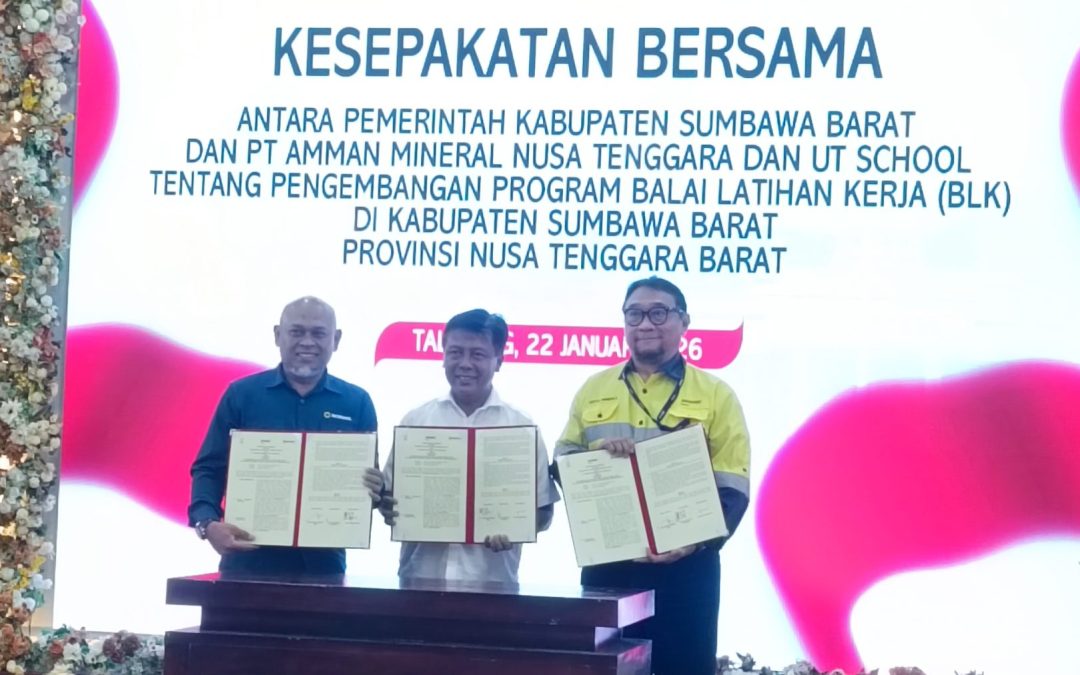 UT School, Pemkab Sumbawa Barat, dan Amman Mineral Nusa Tenggara Bersinergi Dukung Peningkatan SDM Lokal