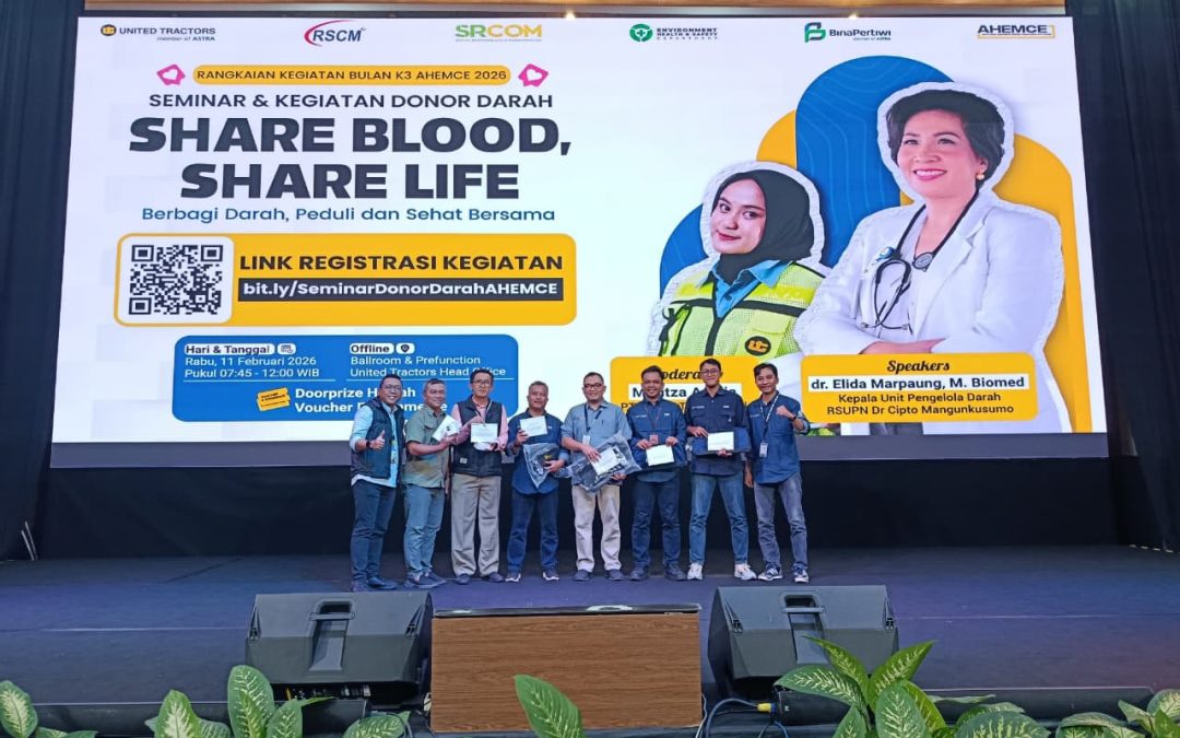 Bulan K3 Nasional 2026, Grup United Tractors Gelar Seminar Kesehatan dan Donor Darah