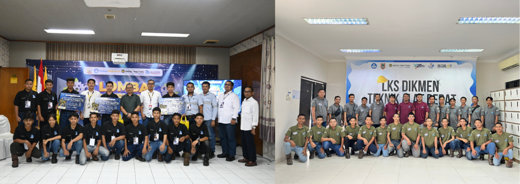 Pelaksanaan LKS TAB di Training Center Corporate University UT Cabang Makassar, Sulawesi Selatan (foto kiri). Pelaksanaan LKS TAB di di kantor Cabang UT Banjarmasin, Kalimantan Selatan (foto kanan).