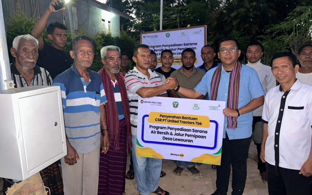 United Tractors Membangun Akses Air Bersih bagi Warga Desa Persiapan Lewouran, NTT
