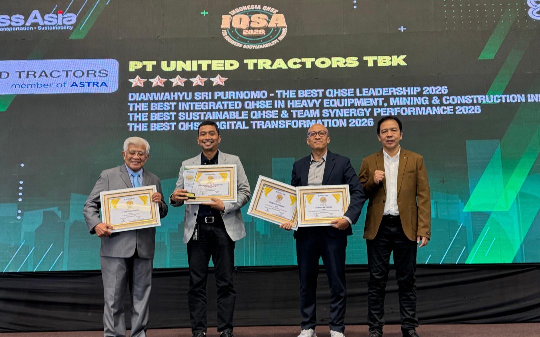 K3 Bukan Sekadar Kepatuhan, United Tractors Raih Empat Penghargaan IQSA 2026